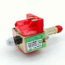 워터펌프 이탈리아 ULKA NME4 AC 220V 16W 미니 전자기 펌프 커피 머신 워터 플런저 고압 유량 50 cc/분, 한개옵션0