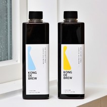 콜드브루 더치커피 액상 원액 500ml 1+1 콩드브루 선물, 달콤한 부드러움 케냐AA, 향긋한 에티오피아