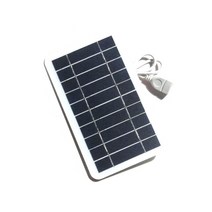 60W 야외 Sunpower 접이식 태양 전지 패널 셀 5V USB 휴대용 태양 열 충전기 배터리 여행 캠핑 하이킹, 5W 94mmX157mm