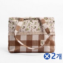 PBC7461922단지퍼 패브릭 패턴 손가방-색상랜덤x2개 작은손가방