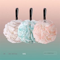 ZZJJC 샤워볼 라지 바스켓이 부드럽고 오래도록 거품목욕볼로 등을 문지른다., [연카+연그린+연핑크]