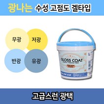 메가 글로스코트 18L 벽면 수성페인트 고점도 겔, 백색(반광)