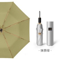 양산 우산 자동양산 티타늄 실버 이중층 비닐 차양 자외선 방지 방사선 태양 슈퍼 차단제 및 방수 이중 용도 여신