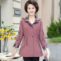SAMARA 여성 트렌치 코트 중년 엄마 재킷 226호