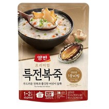 양반 프리미엄 특전복죽 422.5G X 4 고등학생 아침식사 아침식사대용 낚시 중학생 영양죽, 1개