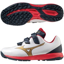 미즈노 야구화 인조잔디화 잔뽕화 222142 화이트네이비레드