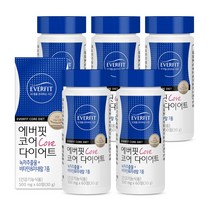 내츄럴플러스 에버핏 코어 다이어트 60정(1개월분) / 녹차카테킨 함유, 30g, 5개