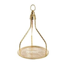 차판 다도 이스탄불 바자에서 커피 타임 오프 장식 트레이 차 걸이 플랫 정통 홈 12 월, 1.3x Antique Gold