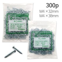 유진 접시머리 철판피스 300p M4 x 13 16 25 32 38 못 피스 공구 철물 나사 DIY 가구 조립, ( M4 x 32 )