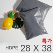 더플러스팩 HDPE 진회색 택배봉투 20x30+4 100장, 100매