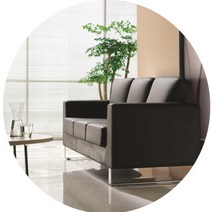 이펙스 비츠 중역가구 임원실 안락하고 격조있는 천연가죽 소파, 밤색, 1100