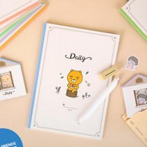 카카오프렌즈 신학기 데일리 무선제본 노트 네오, 5개