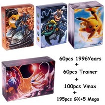 1996 년 포켓몬 영어 플래시 카드 GX V VMAX EX 메가 리자몽 Mewtwo Zapdos 게임 컬렉션, [23] 420pcs Shining cards