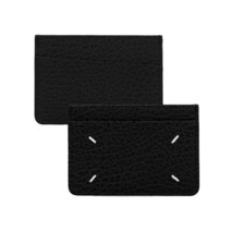 메종 마르지엘라 SA1VX0005 P4455 T8013 스티치 레더 카드홀더 블랙 지갑 TEO SA1VX0005P4455T801306