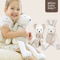 오가닉 애착 동물인형 L (곰 토끼) [밀리언달러베이비], 동물 종류:애착웅L