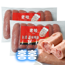 홍홍 중국식품 대만구이 소시지 중국소시지 오리지널 원맛 6개입, 2개, 330g