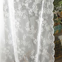 암막커튼 거실 안방 나비주름 쉬폰 유럽 ​​화이트 레이스 쉬어 침실 창 얇은 명주 그물 drapes serape 홈 장식