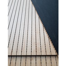 MDF 라인 타공보드(방염처리) 9x1184x2400mm 흡음 방음합판 목재 엠디에프, 오크