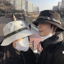 부니햇 정글모 나까오리 남성 여성 봄 여름 등산 벙거지 버킷햇 등산모 차양 모자, 아이보리