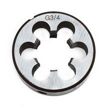 1Pcs HSS 파이프 스레드 원형 다이 BSP 1/8 1/4 3/8 1/2 3/4 고속 강관 핸드 툴 탭, [05] G3 4 14
