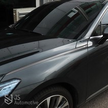 JS automotive K8GL3 본넷 본네트 보닛 엔진 후드 사이드 알루미늄 메탈 카본 가니쉬 차량 몰딩 셀프 커스텀 튜닝 용품