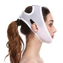 PG 통풍 얼굴 윤곽 리프팅 브이라인밴드, 화이트 1개