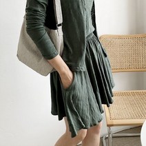 꾸안꾸 코디 편한 화사한 데일리 코튼 스커트