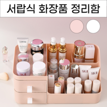 깔끔하게 정리하는 서랍식 화장품 정리함 모던화장품정리대 화장대정리함, No.02 서랍식 화장품 정리함 핑크