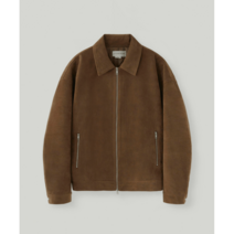 라퍼지스토어 버핑레더 오버핏 블루종_Suede Brown