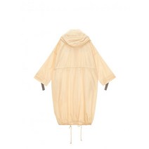 마땡킴 CITY BREEZE MAXI WINDBREAKER IN BEIGE MK2311CT001M0BE, FREE