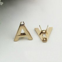5Pcs DIY 영어 26 편지 금속 리벳 클로 스터드 가방 의류 모자 가죽 장식 알파벳 수제 공예, 01 A_01 as details, 01 A_01 as details