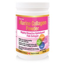 콜라겐 파우더 304.8g 대용량 collagen 가루 히알루론산 함유 캐나다 식약처 인증 허바 캐나다, 1병/304.8g