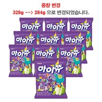 크라운 마이쮸 대용량 포도+사과 284g, 10개