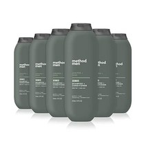 Method Men 2-in-1 샴푸 + 컨디셔너 시더 + 사이프러스 6개 팩 시더 & 사이프러스 6개, 주니퍼 + 세이지