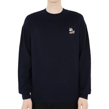 디몬트 23 S/S 메종키츠네 남성 드레스 폭스 패치 니트 맨투맨(네이비) KM00503KT1036 P480