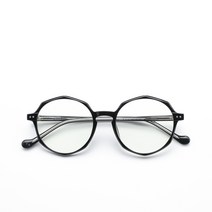 특이한 다각형 뿔테 안경테 남자 여자 안경 안경태 빈티지 디자이너