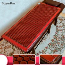 천연 옥 게르마늄 토르말린 스톤 적외선 가열 매트 뷰티 마사지기 신제품, 07 Style 8_04 미국 플러그