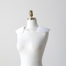 아트위브 보드레 어깨뽕 어깨패드 리폼용 어깨라인 수선 부자재, 화이트 (6mm), 1세트