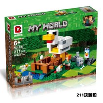 호환 블록 마인크래프트 닭 농장 시리즈, B