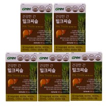 GNM 자연의품격 건강한 간 밀크씨슬 900mg x 30정 5통