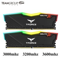램카드 16기가 ddr5 8기가 32기가 4기가 DDR3 DDR4 메모리램 팀 그룹 메모리 델타 rgb ddr4 8gb 16gb 3200mhz 3600mhz 16gb pc4, 8g 3600mz x1p 블랙