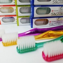 교정용칫솔 V칫솔모 12EA 어금니칫솔 용도별 치과 전용 칫솔, 고급이중슬림모 1박스12개 (색상랜덤)