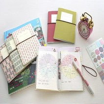 국산 북밴드 스터디 플레너 운동 월별 학습 여행 다이어리 위클리 예약 노트 1년 매니저 연습 일지 MBTI 날짜형 탁상용 스텐딩 하루 생활 시간 관리 24시간 계획표 아이들 부모, DEEP RED