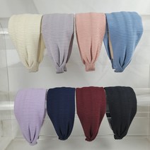 당일발송 세로골지 데일리 넓은 편안한 운동 머리띠 헤어밴드 귀안아픈 와이드 머리띠