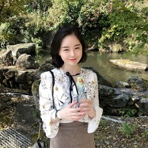 배꼽 B90-3 봄날엔 블라우스