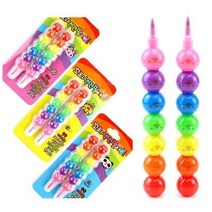 단체선물 학원 7색 어린이집 NRT (10개) 초등학교 꼬치색연필세트 1000 유치원 무지개색연필, 랜덤