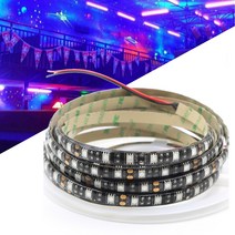 12V UV 자외선 395-405nm led 스트립 블랙 라이트 5050 60led/m, 01 non waterproof, 04 3m