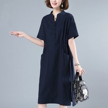 만씬 트렌디한 여성복 하프 원피스 여름복