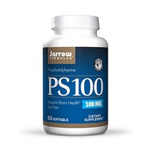 Jarrow Formulas 100 mg Phosphatidylserine (PS 100) Supports Brain Health Soy Free White 60 Count, 1