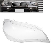 자동차 부품 클리어 헤드라이트 렌즈 커버 교체용 헤드 라이트 램프 셸 BMW X5 E70 2008-2013 용, [02] for right